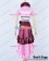 Karneval Cosplay Eva Pink Satin Dress Costume