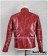 Smallville Clark Kent Cosplay Red Leather Jacket Coat Costume