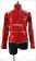 Michael Jackson Beat It Red Zipper Jacket Costume