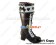 Brown White Heart Ruffle Chunky Princess Lolita Long Boots