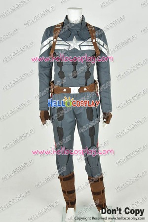 Captain America 2 The Winter Soldier Steve Rogers Cosplay Costume Uniform