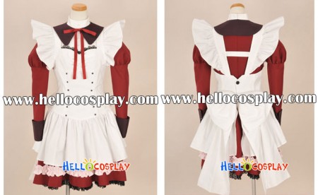 Akaneiro ni Somaru Saka Cosplay Yuuhi Katagiri Maid Dress