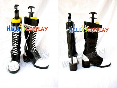 Black Butler Ciel Phantomhive Black And White Boots