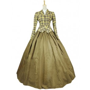 Civil War Gown Jacket Reenactment Clothing Stage Lolita Dress Costume