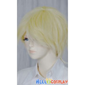 Light Goldenrod Yellow Cosplay Short Layer Wig