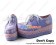 Punk Lolita Shoes Purple Pink Heart Shaped Lace Platform Shoelace