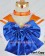 Sailor Moon Cosplay Venus Minako Aino Orange Dress Costume