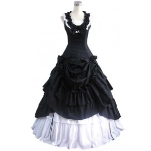 Southern Belle Lolita Ball Gown Black Wedding Dress