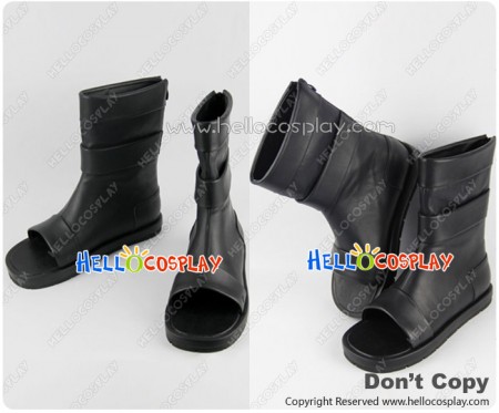 Naruto Cosplay Naruto Uzumaki Black Short Boots