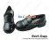 Matte Black Simple Chunky Classic Lolita Shoes