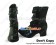 Black Three Bows Contracted Chunky Sweet Lolita Boots