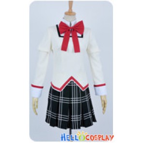 Puella Magi Madoka Magica Cosplay School Girl Uniform Costume
