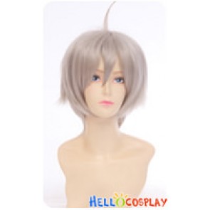 Haikyū Cosplay Kōshi Sugawara Wig Layered Short Linen Golden Gray