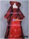 Historical Retro Dress Costume Vintage Red Ball Gown