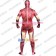 Iron Man Tony Stark Cosplay Costume Jumpsuit Red