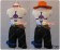 One Piece Cosplay Portgas D Ace Costume Orange Hat Full Set