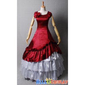 Southern Belle Cotton Evening Gown Skirt Dress 208