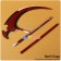 Pandora Hearts Cosplay Blood-stained Black Rabbit Alice Sickle Weapon Prop