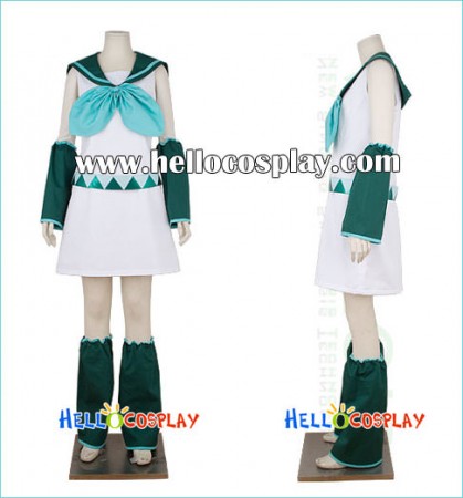 Vocaloid 2 Cosplay Kagamine Rin Blue Dress