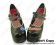 Black White Rim Double Straps Chunky Sweet Lolita Shoes
