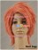 Orange Pink Short Wig Layered Cosplay Wig