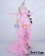 Vocaloid 2 Cosplay Kagamine Rin Pink Long Formal Dress Costume