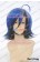 Yowamushi Pedal Cosplay Sangaku Manami Wig Black Blue Mix Golden