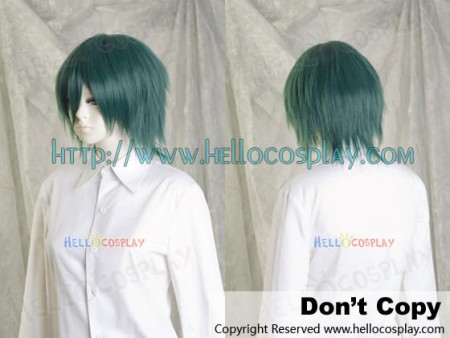 Dark Green Short Cosplay Wig