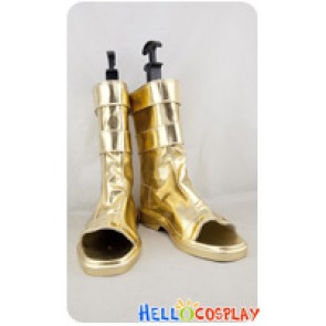 Naruto Cosplay Shoes Naruto Uzumaki Boots Golden