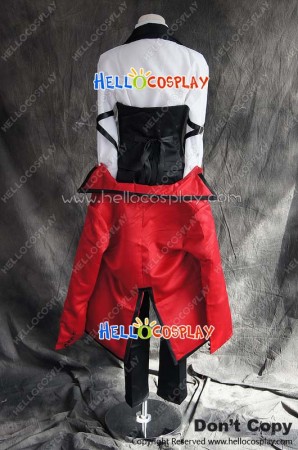 Black Butler Cosplay Grell Sutcliff Black Vest Uniform Costume