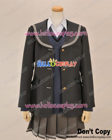 Amagami Cosplay Ai Nanasaki School Girl Uniform Costume