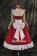 Black Butler Cosplay Elizabeth Ethel Cordelia Midford Red Dress Costume