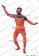 Spider Man Peter Parker Cosplay Costume Jumpsuit Orange