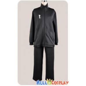 Haikyū Cosplay Volleyball Juvenile Black Sportswear Uniform Costume