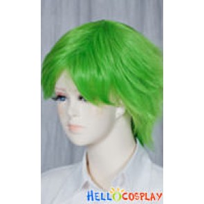 Lime Green Cosplay Short Layer Wig