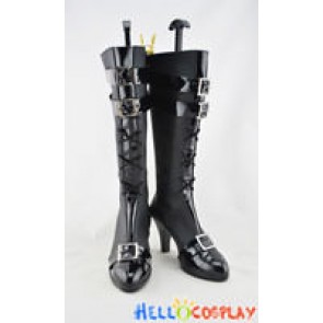Vocaloid 2 Cosplay Shoes Lily Boots Black