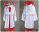 Naruto Cosplay Sarutobi Hiruzen Red White Costume