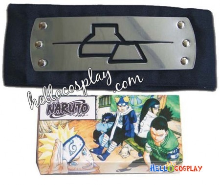 Naruto Anti Ninja The Village Of Iwagakure Black HeadBand