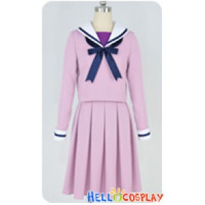 Noragami Cosplay Hiyori Iki Purple School Uniform Costume
