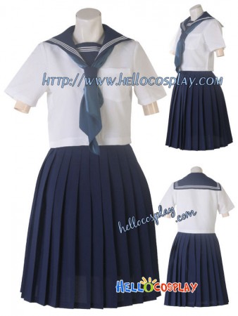 School Girl Uniform Deep Blue General Version