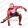 Iron Man Tony Stark Cosplay Costume Jumpsuit Red