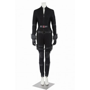 Captain America 3 Civil War Black Widow Cosplay Costume Uniform