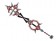 Kingdom Hearts Cosplay Keyblade Camphor Wood Bond of Flame