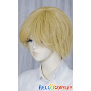 Pale Goldenrod Cosplay Short Layer Wig