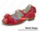Mirror Red Bows Ruffle Sweet Chunky Princess Lolita Shoes