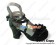 Matte Black Ruffle Flower Bow Chunky Princess Lolita Shoes