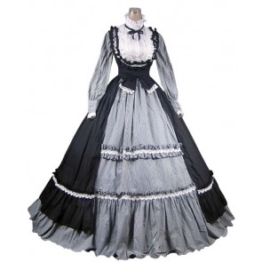 Victorian Gothic Lolita Steampunk Dress Ball Gown Cosplay