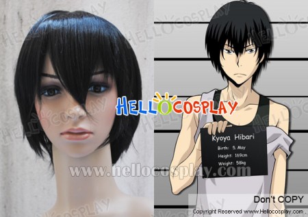 Katekyo Hitman Reborn Hibari Kyoya Cosplay Wig