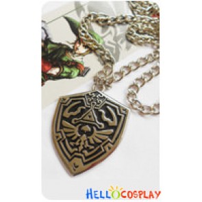 The Legend Of Zelda Cosplay Iceman Shield Necklace Metal Chain