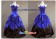 Southern Belle Satin Lolita Ball Gown Prom Blue Dress